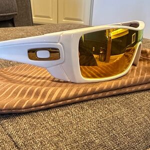 Oakley White and Gold Men's Glasses